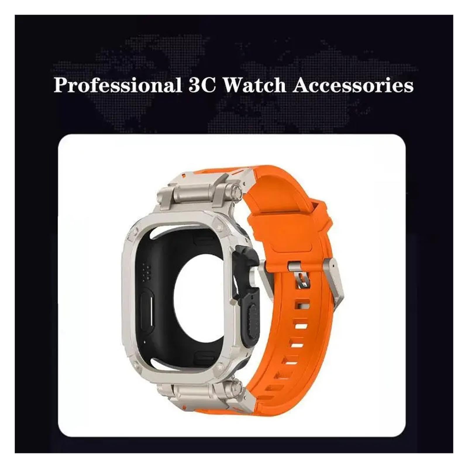 1 bracelet en silicone + boîtier étanche for montre Ultra 3 2 49 mm