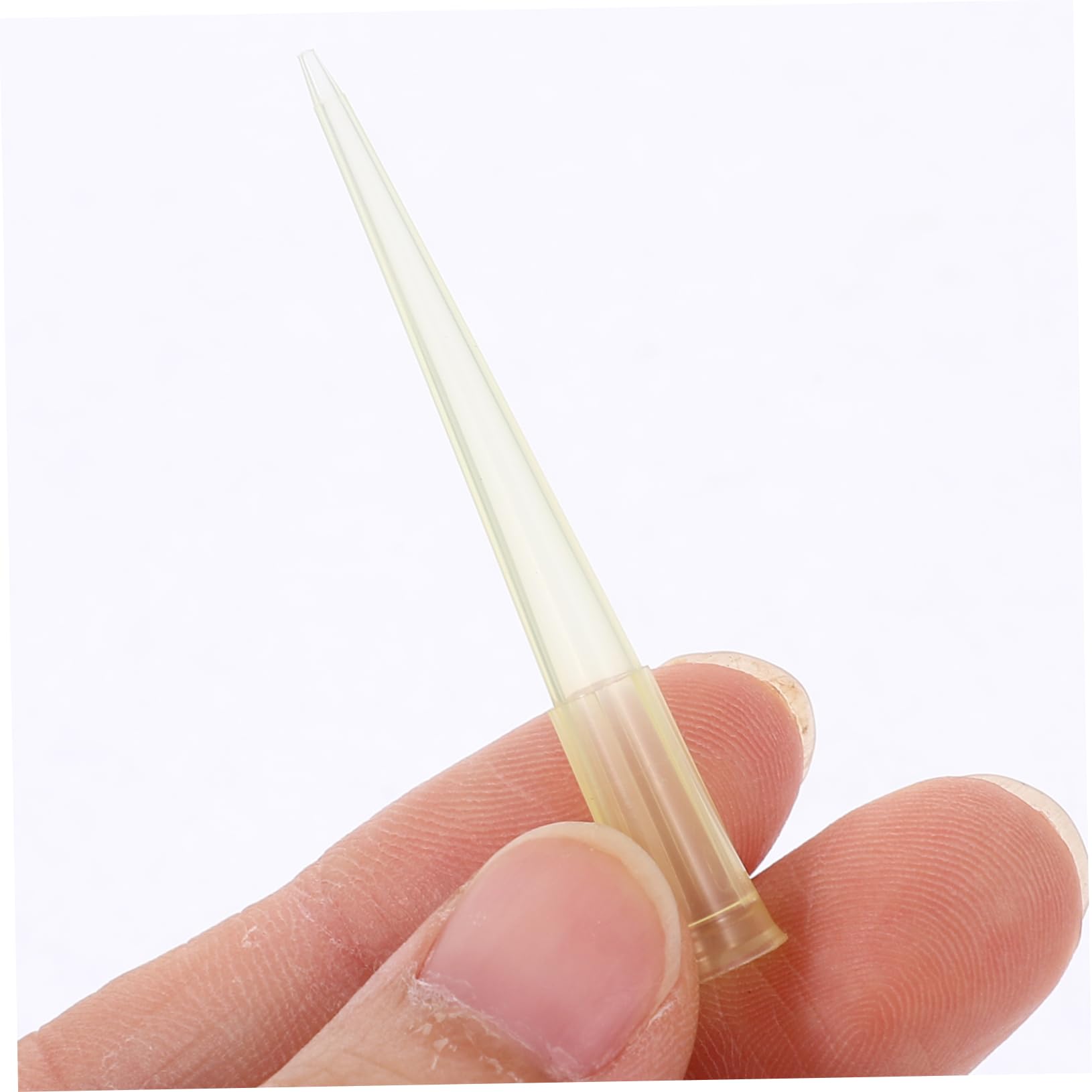 OSOLADY Plastic Glue Dispenser Heads 25pcs Glue Dispensing Needles Adhesive Clicking Needle for Industrial Use