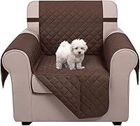 Vista 56 de U-NICE HOME Funda para sillón reclinable, reversible, con correas elásticas, resistente al agua, protege de perros y mascotas, sillón extragrande