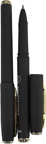 Miniatura 8 de Fengtaiyuan P18x6, bolígrafos de tinta de gel negra, agarre cómodo antideslizante, tinta negra, extrafinos, 0.020 in, tinta de secado rápido, caja