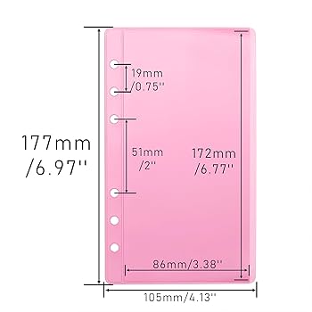 A6 バインダーカバー　オーロラピンク　saving ブックカバーにも◯ A6 バインダーカバー オーロラピンク saving ブックカバーにも