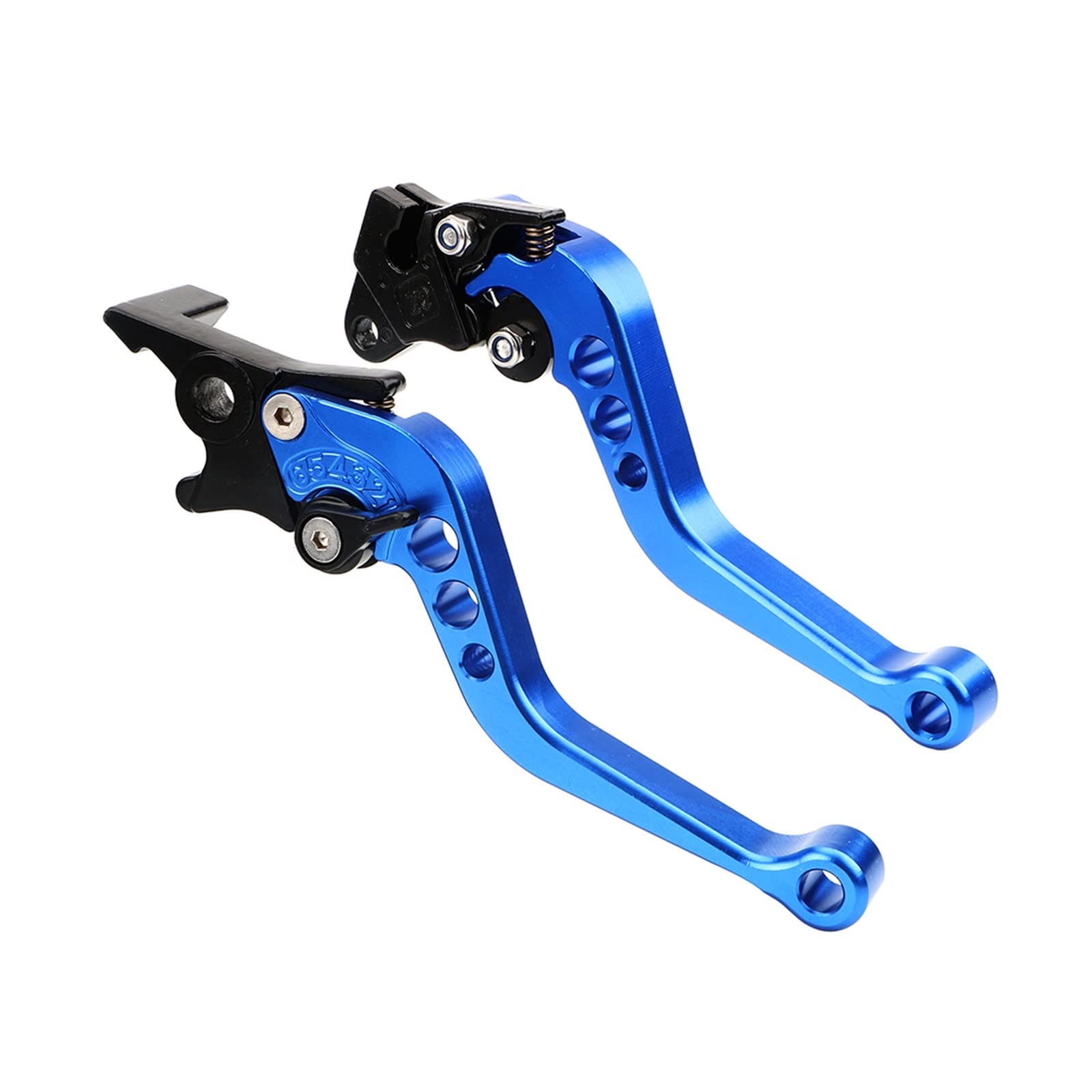 WKDYRIWO 1 Pair Alloy Motorcycle Brake Handle CNC Clutch Drum Lever Universal for Motorbike Modification Motorcycle Brake Clutch Levers
