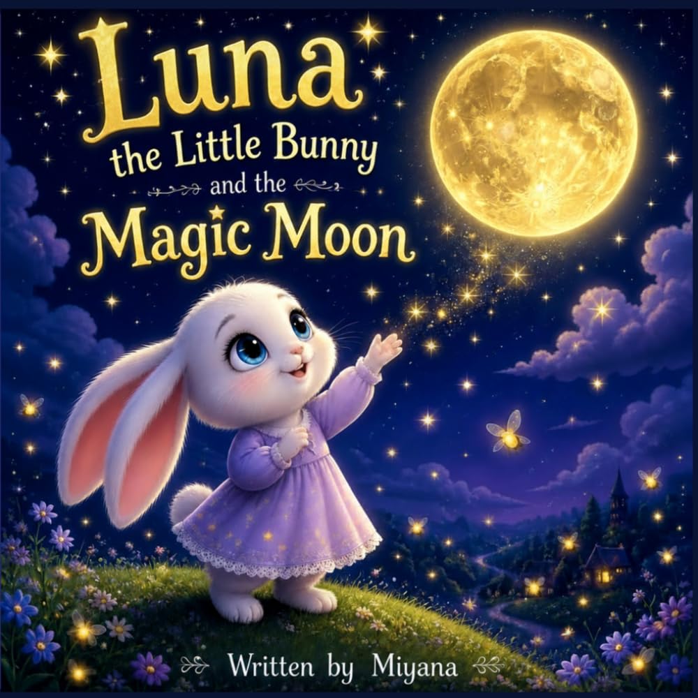 Luna the Little Bunny and the Magic Moon