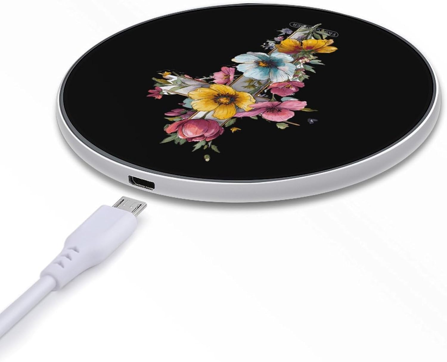 Flower Cross Portable Phone Charger Charging Station Pad 10W image 5