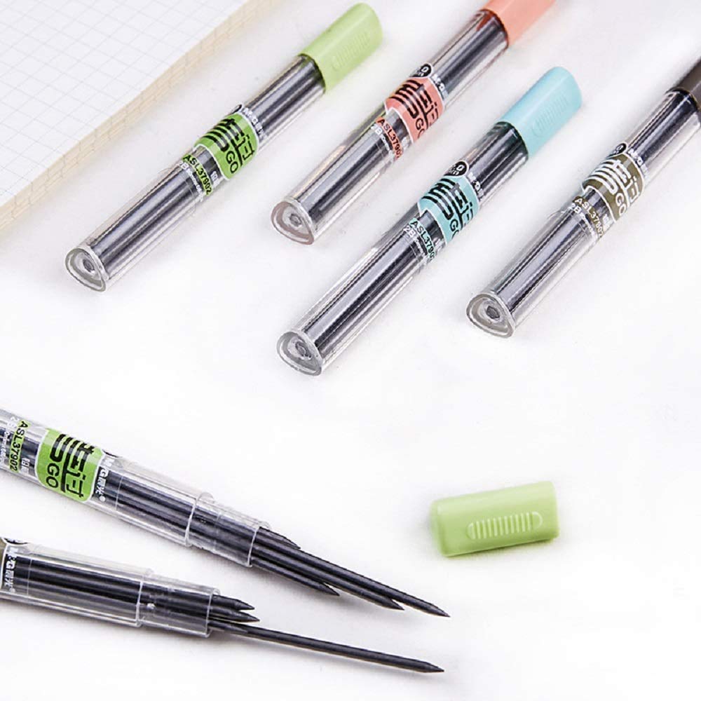 Amazon.co.jp: 2.0mm シャープペンシル 3本セット ブラック芯替え芯18