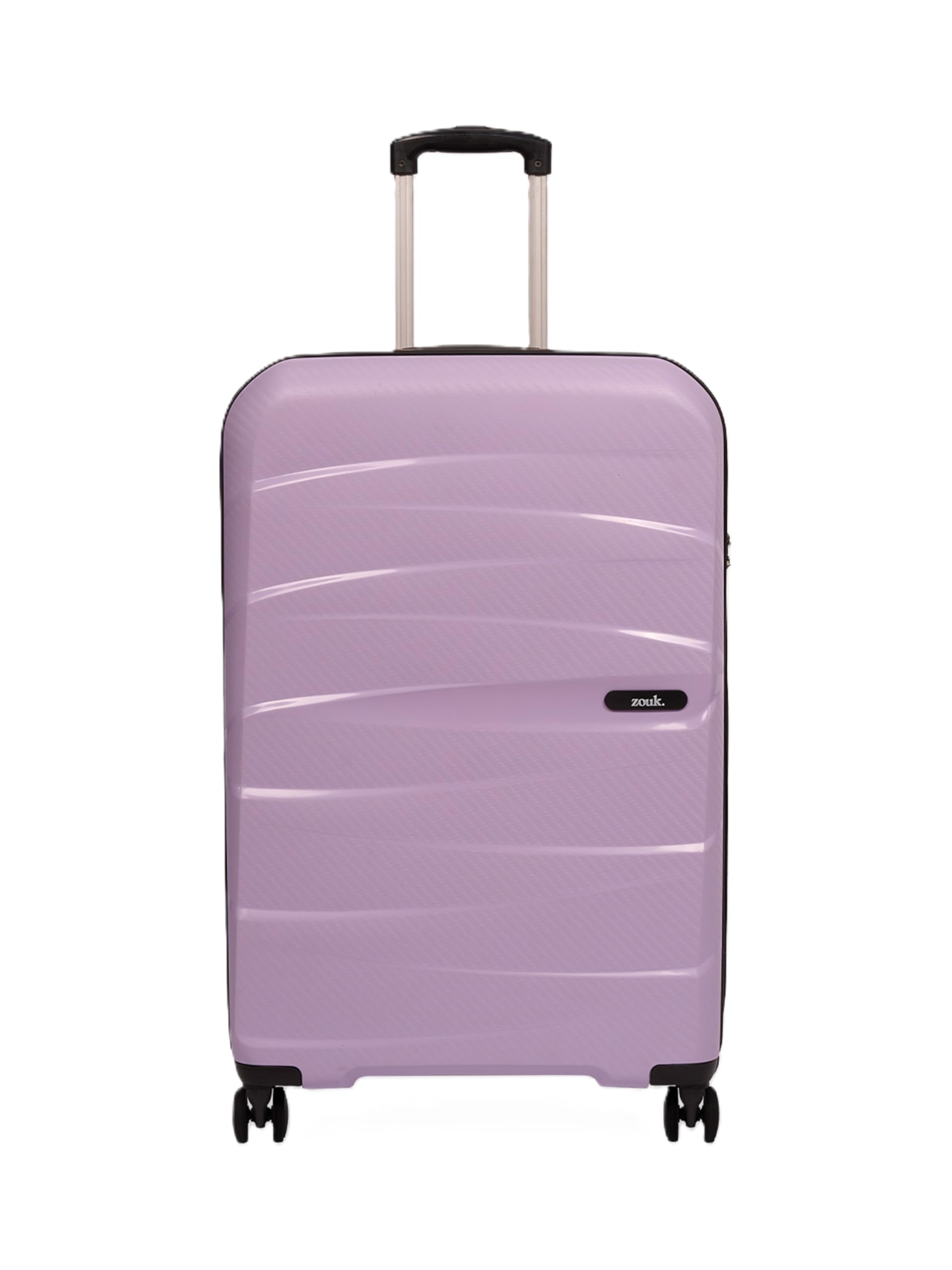 zouk Aira Trolley Bag Large Size 75cm Hard Shell Suitcase Luggage Trolley Bag with 8 Spinner Wheels (360) Lightweight Check-in Travel Suitcase with Combination Lock | Lilac-picture-15