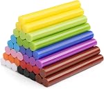 36 Pcs 4" Longue x 0.43" Bâtons de colle métallisés dorés chaud couleur pleine taille, bâtons de colle haute et basse température pour sceller le timbre de cire, l'artisanat, DIY, Décoration