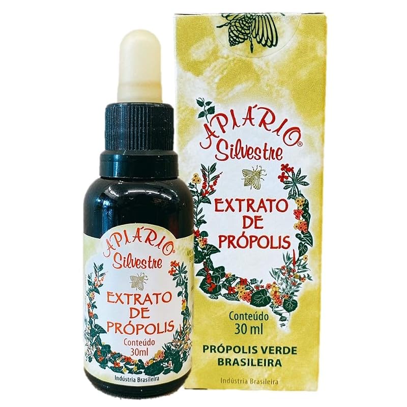New Green Nutrition Suplemento de Própolis Verde em Extrato Líquido Tradicional com Álcool 30 mL