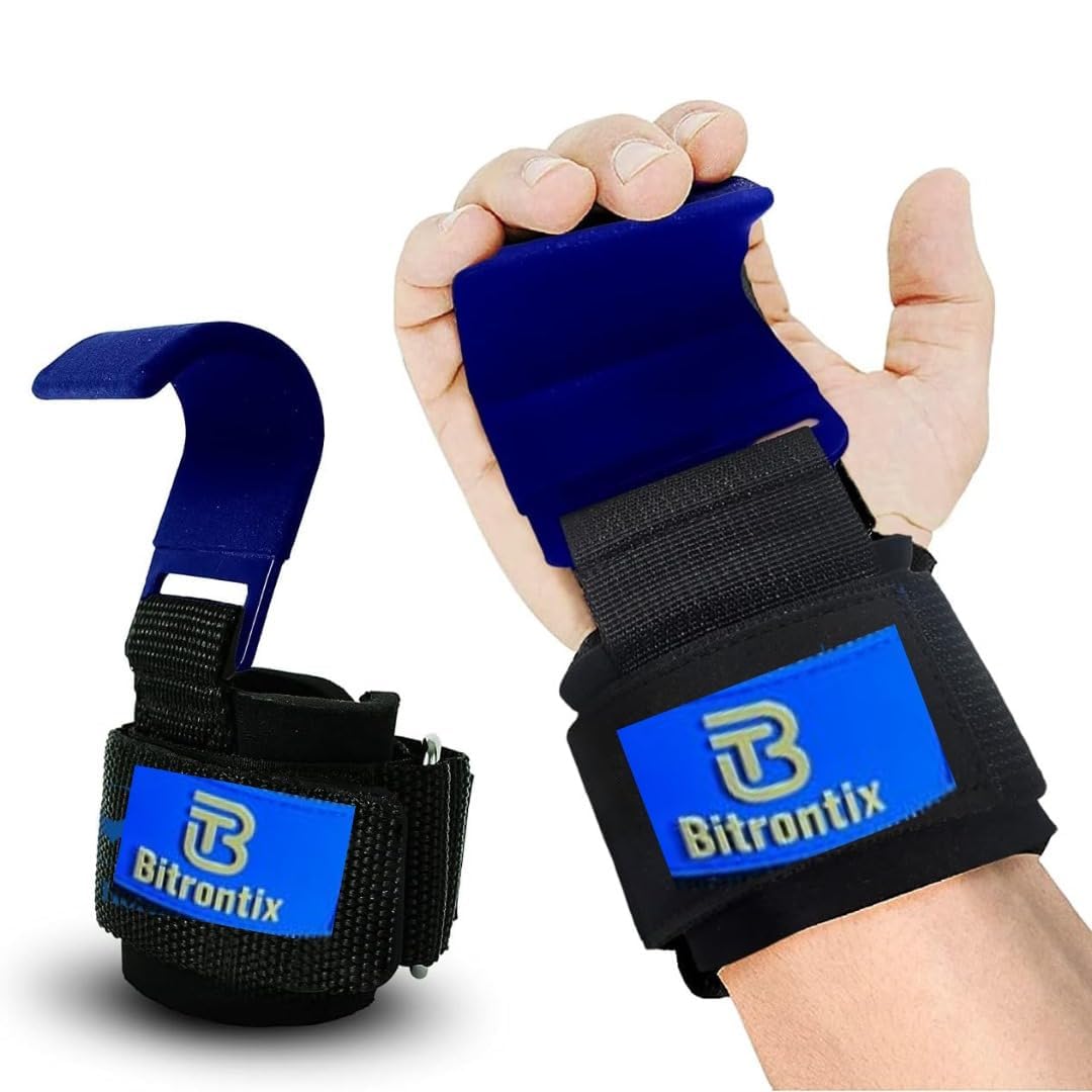 Bitrontix Muscle Gainer Wrist Band Supporter for Gym - (Helps in Lifting More Weight & Prevents Injuries) - Pack of 2 (B0D9H9Y2QV) Amazon Price History, Amazon Price Tracker