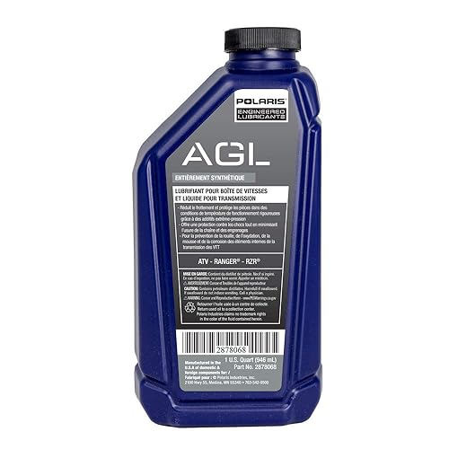Miniatura 3 de Polaris AGL - Líquido de transmisión y lubricante para caja de cambios completamente sintético para vehículos todoterreno con motor de 4 tiempos,