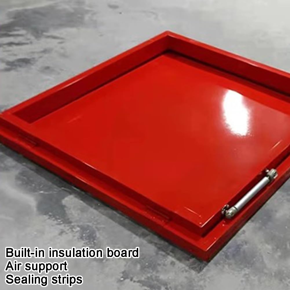 Cubierta para tragaluz, cubiertas para pozos de ventanas, trampilla de acero al carbono para ático o sótano, cubierta para trampilla de mantenimiento para tragaluz