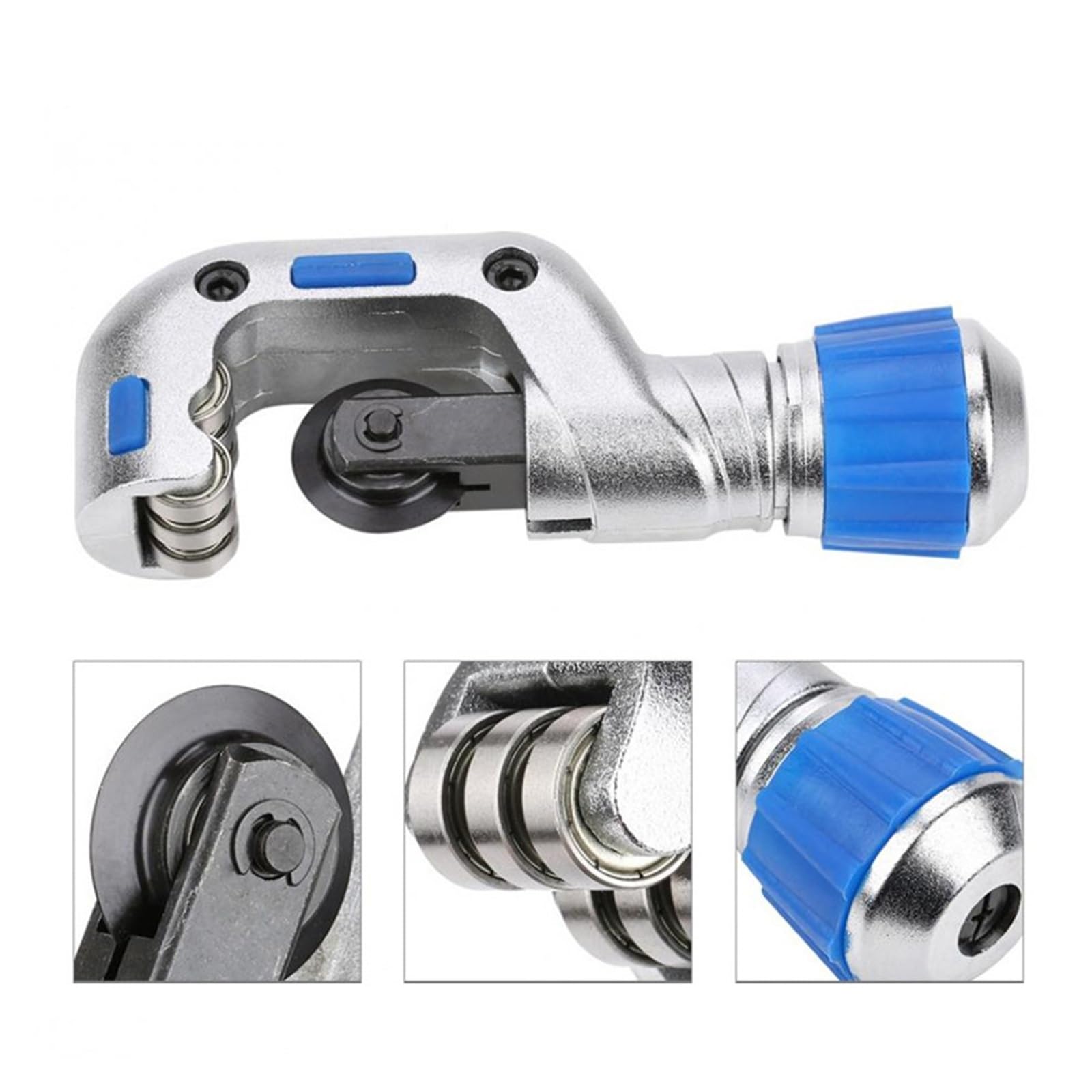 Metalowy Obcinak Do Rur Rolkowych Łożysko Nożycowy Obcinak Do Rur Do Cięcia Rur Hydraulicznych Z Miedzi I Aluminium Ze Stali Nierdzewnej Szybkie Precyzyjne Cięcie(Bearing type M4-32)