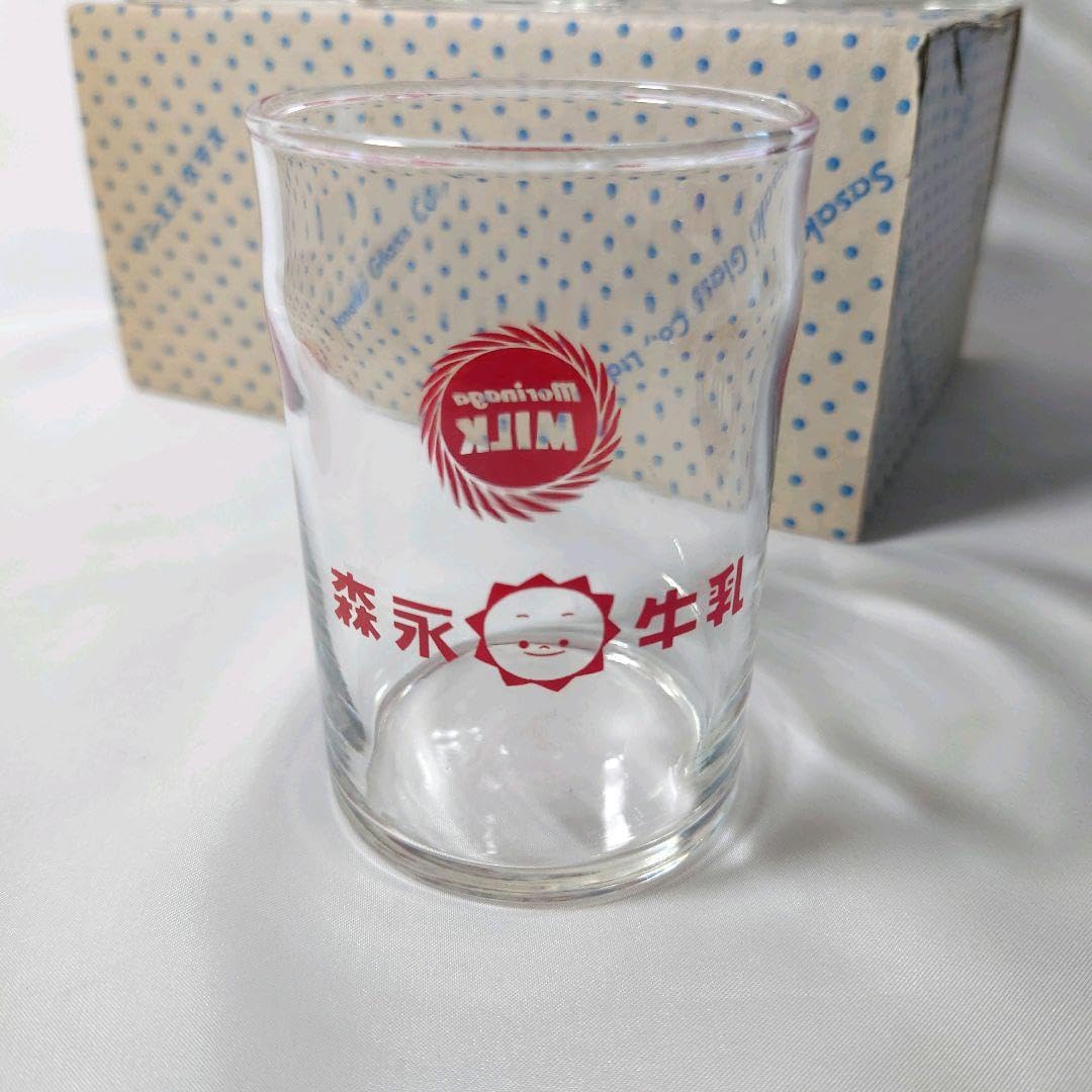 Amazon.co.jp: レトロ 森永牛乳 グラス 6個 箱入り : おもちゃ