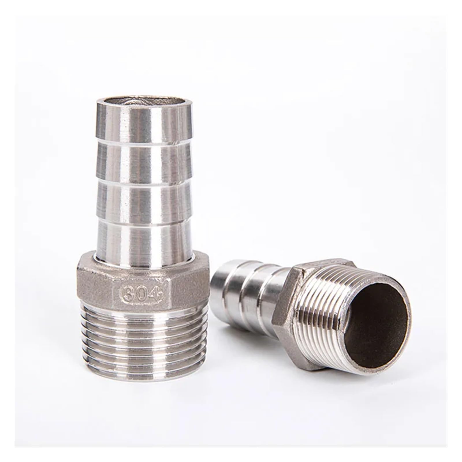 GUYTRM 6 mm 8 10 12 13 14 15 16 18 19 Króciec do węża x 1/8" 1/4" 3/8" 1/2" = gwint zewnętrzny, 304, złączka rur ze stali nierdzewnej lingli(65mm,2-1/2")