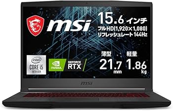 Amazon.co.jp: 【NVIDIA最新RTX3060搭載・薄型軽量】MSIゲーミング