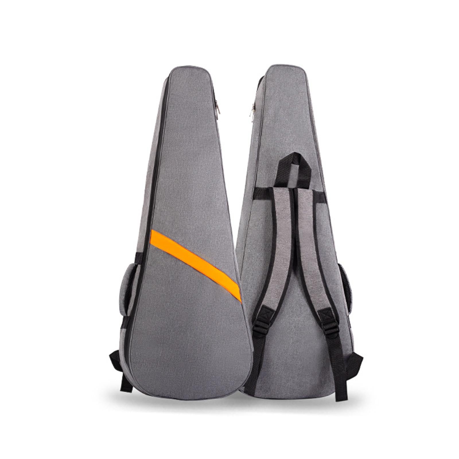 Funda de Guitarra Eléctrica Portátil con Tela Oxford Resistente Al Agua Doble Cremallera Correas Ajustables Y Base Acolchada Diseñada para Traslado Có