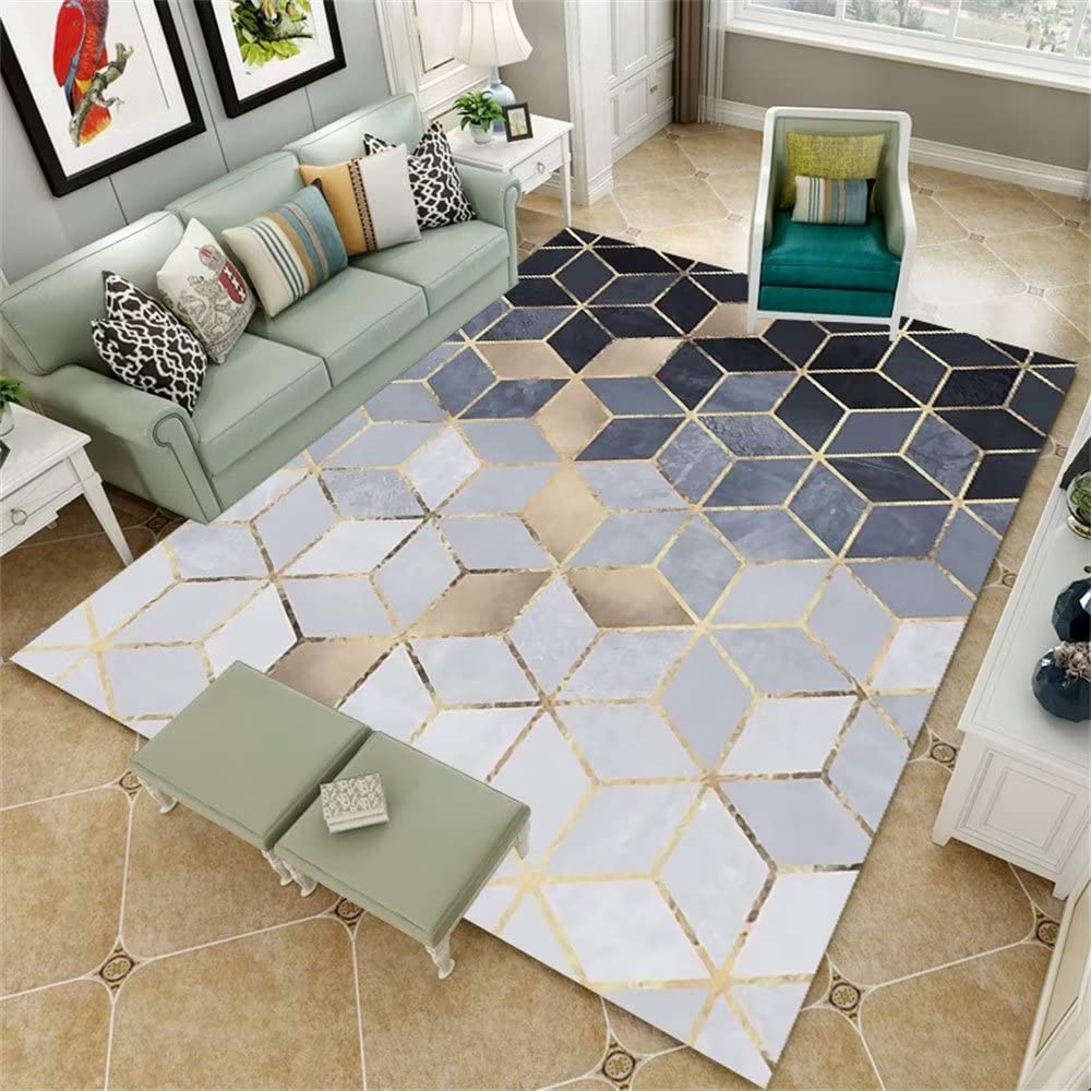 Akcesoria do garderoby balkon geometria korytarz gabinet dekoracja choinkowa niebieskie dywaniki zewnętrzne do ogrodu dzieci sypialnia meble garderoba akcesoria chłopięce dywany 170 x 240 cm