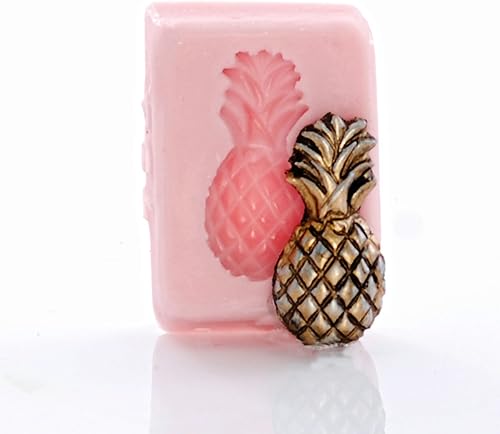 Miniatura 4 de Miniature Pineapple Silicone Mold Resin, Polymer Clay Mold. Flexible easy to use. Jewelry, Craft or Food Mold.