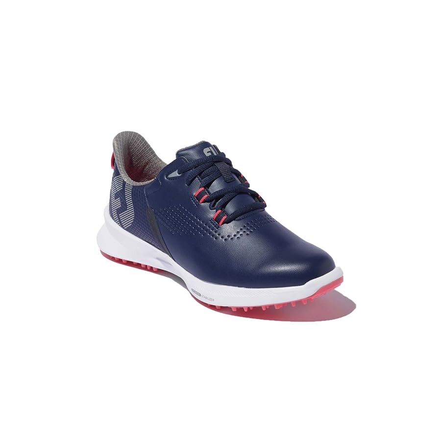 天然皮革 最上位モデル icon FootJoy ゴルフシューズ /ネイビー Amazon | [フットジョイ] ゴルフシューズ 22 WS FJ FUEL LACED