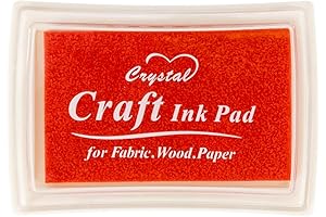 Red Ink Pad for Kids' Rubber Stamping Adventures