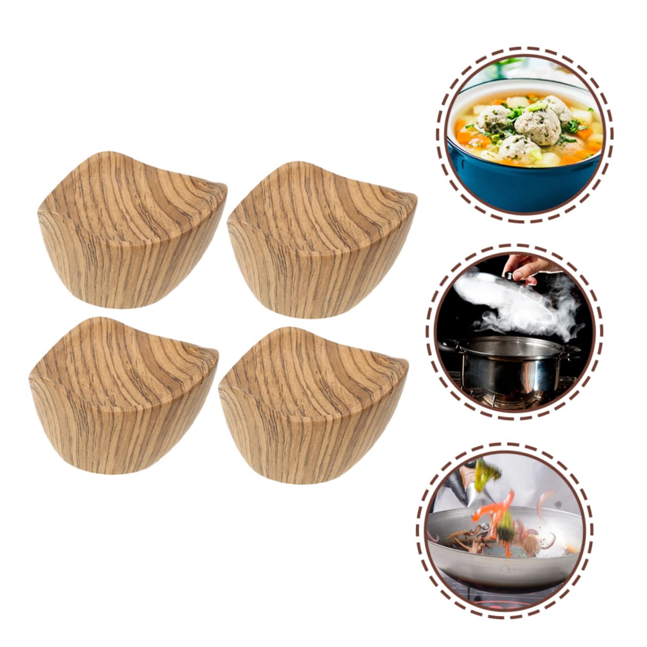 TOPBATHY Perilla de Tapa de Olla de Baquelita 4 Piezas, Repuesto