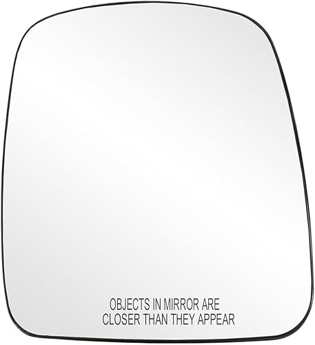 Fit System 80219 Espejo de vidrio sin calefacción para el lado del pasajero con placa de respaldo, camioneta Chevrolet Express de tamaño completo,