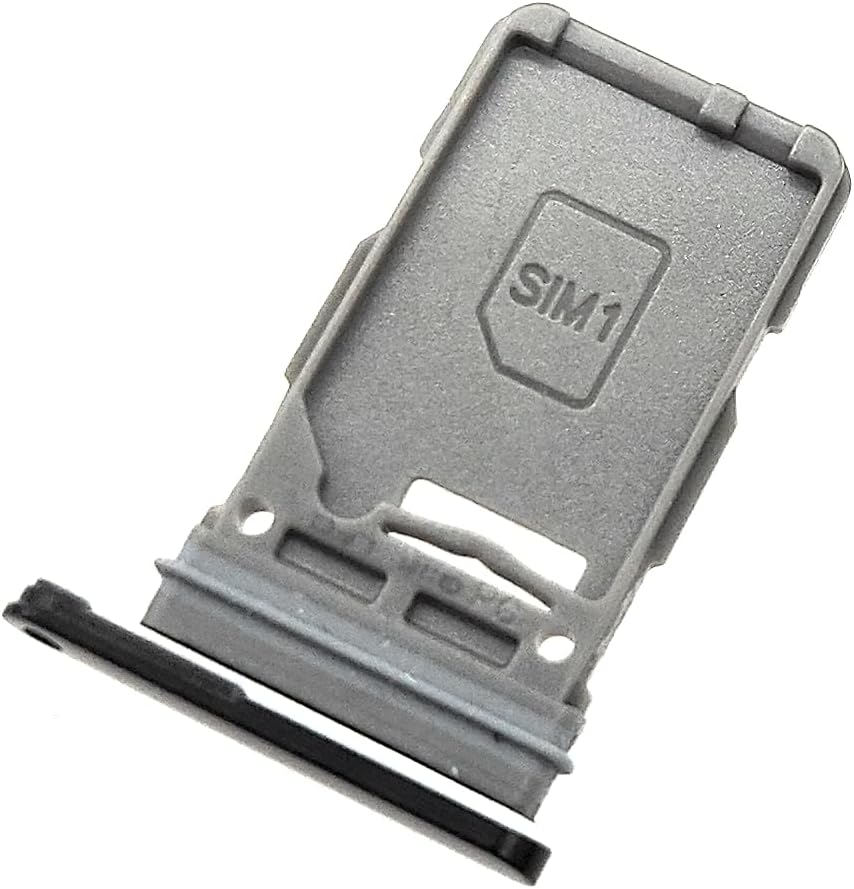 Close-up of SIM card tray with SIM1 label