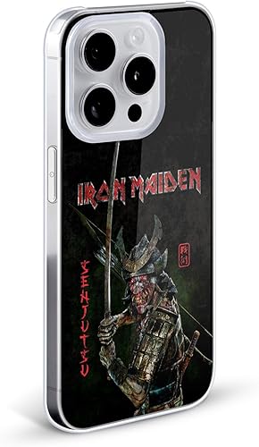 Miniatura 2 de Head Case Designs Funda rígida Senjutsu con licencia oficial de Iron Maiden, compatible con Apple iPhone 15 Pro Max