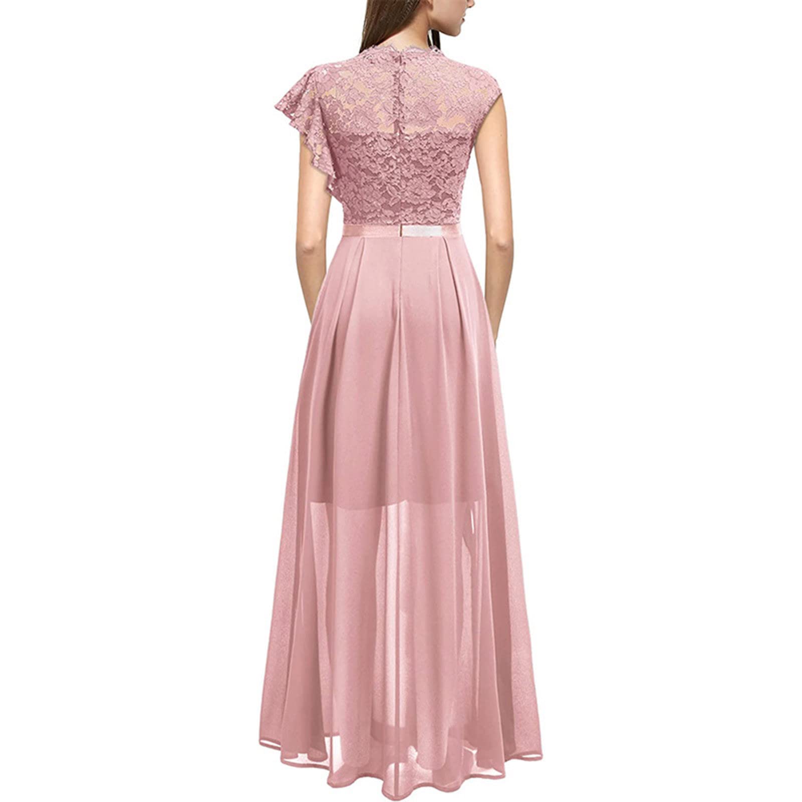 Vestito Donna da Sera con Spalline Abito da Festa Scintillante a Trapezio Altalena Abito da Donna Vintage con Paillettes Anni '20 con Frange Sexy Maniche Scollo A V per Matrimoni Feste Cocktail