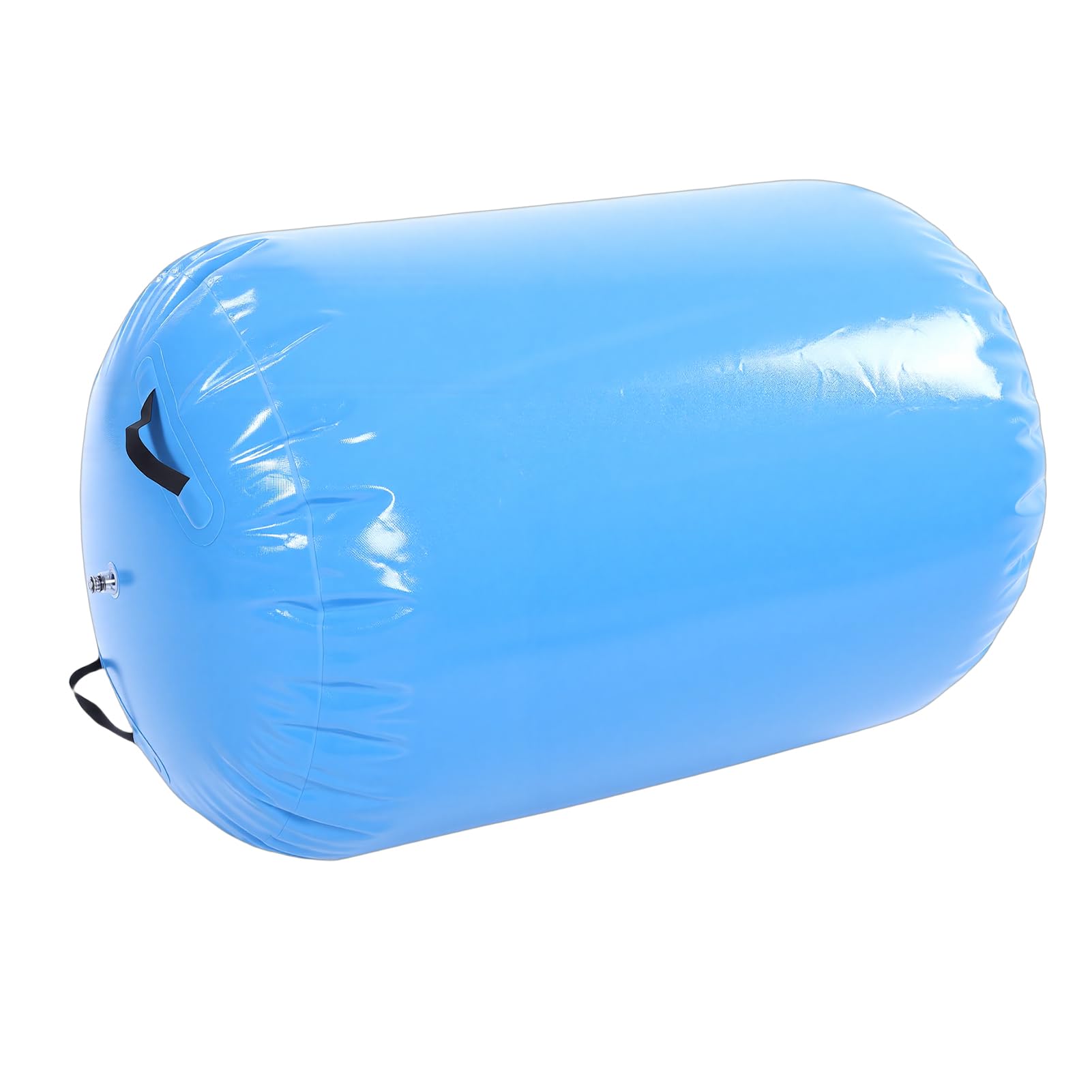 Generic Nadmuchiwany Wałek Gimnastyczny z ręczną pompką do Rozwijania Umiejętności Cheerleaderek i Siłowni 0,7 X 0,9 M (BLUE)