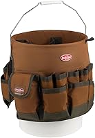 Vista 4 de Bucket Boss The Bucketeer 10030 - Organizador de herramientas de cubo en color marrón