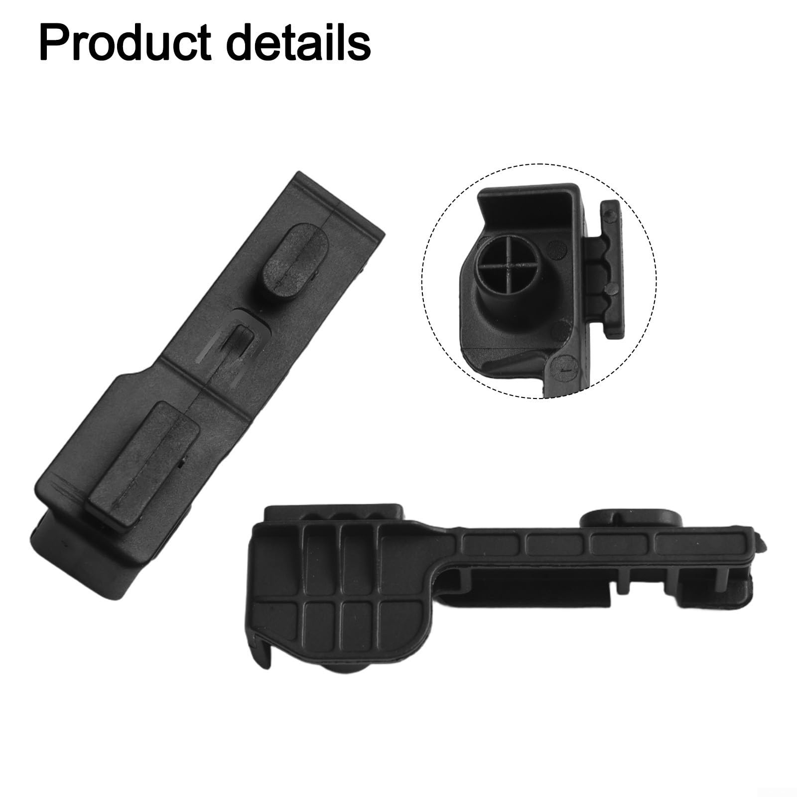 Lot de 2 déflecteurs d'air de toit pour Land Rover Defender L663 en plastique - Pièce de rechange Lr137034 - Accessoire de voiture extérieur