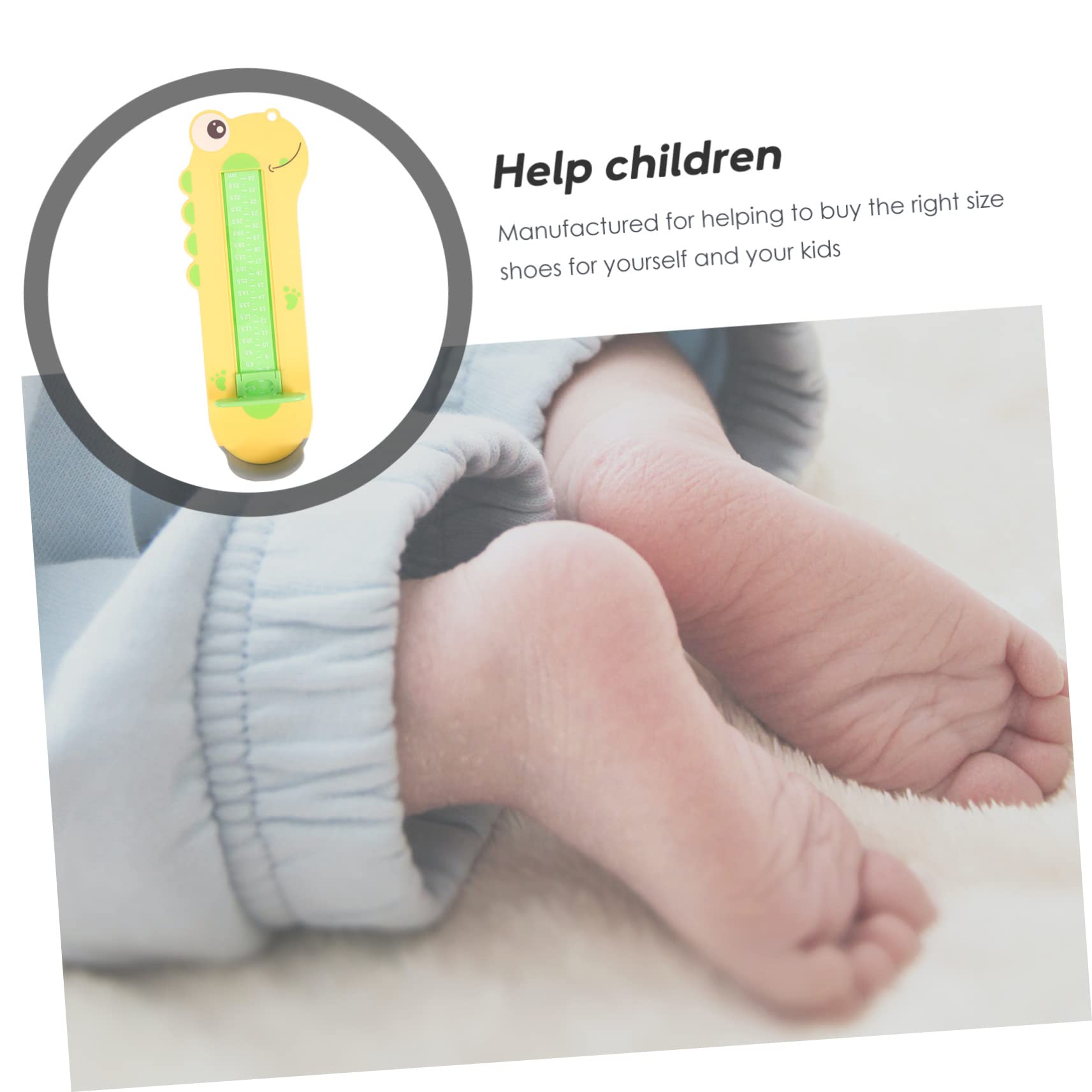 VALICLUD Dispositivo De Medición De Pies Para Niños Dispositivo De Medición Para El Hogar Medidor De Zapatos Dispositivos De Medición Mini Medidor De Zapatos Zapatos De Bebé Infantil Regla