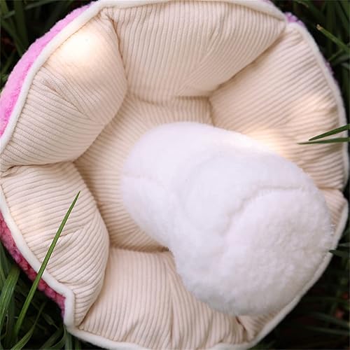 Miniatura 4 de Uewidiod Almohada de felpa 3D con forma de hongo, almohada de suelo, sofá, almohada para decoración del hogar, almohada de regalo (12.5 pulgadas,