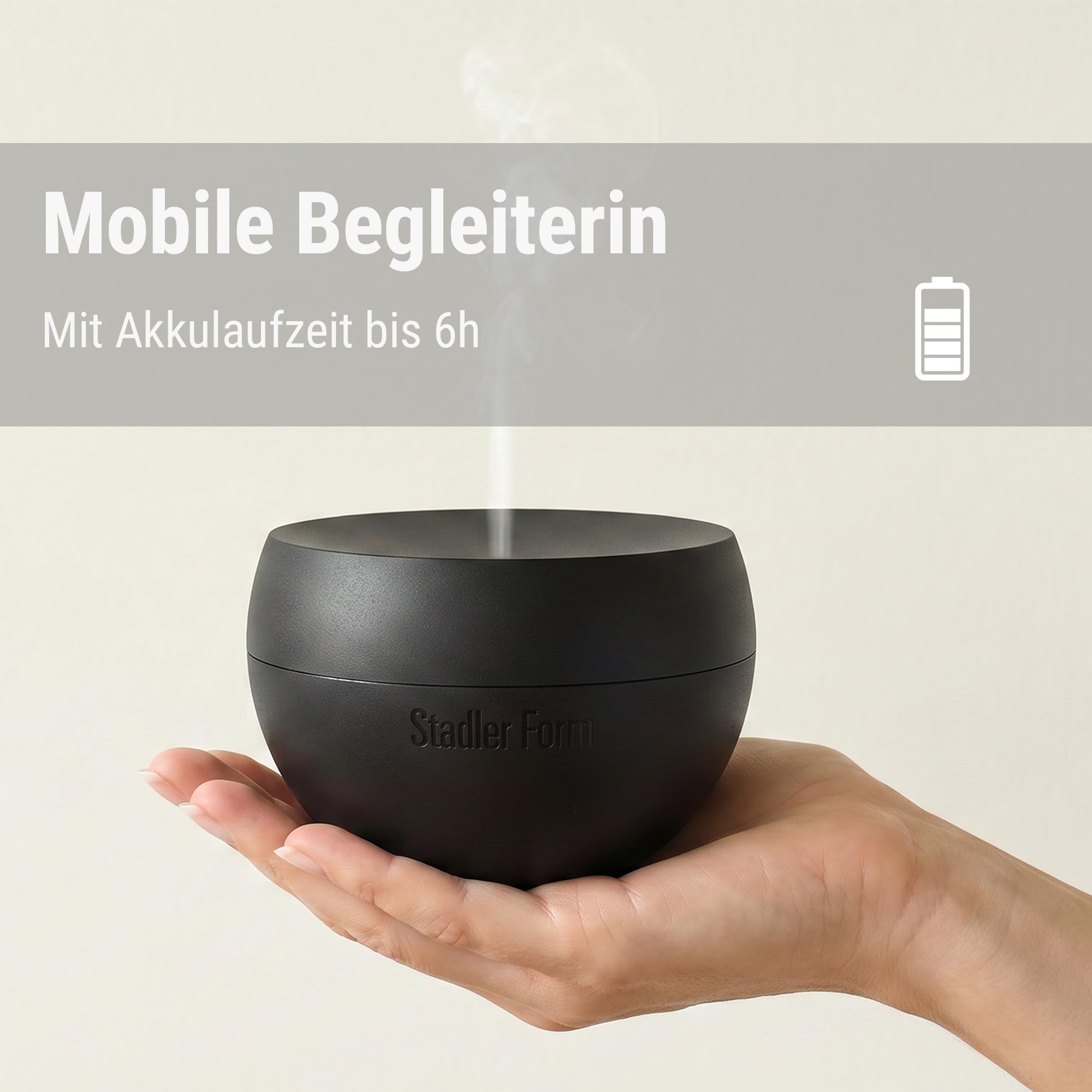 Stadler Form Aroma Diffuser Jasmine Mobile, kabellos, für ätherische Öle