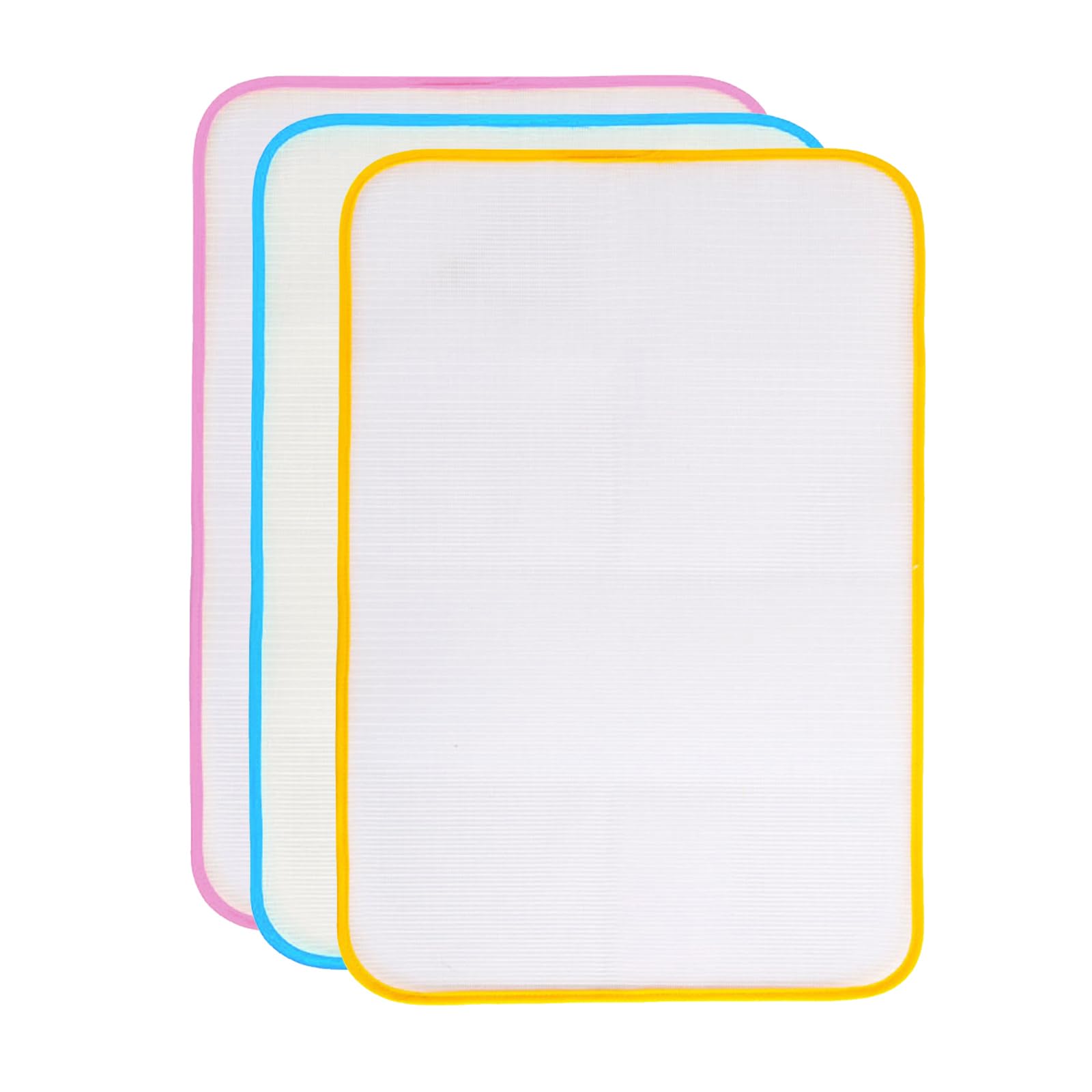 PEAPIN 3Pcs Heat-Resistant Mesh Ironing Cloth, Protective Ironing Scorch Saving Mesh for Avoid Damage And Shine To Garments Clothes 40 * 60CM