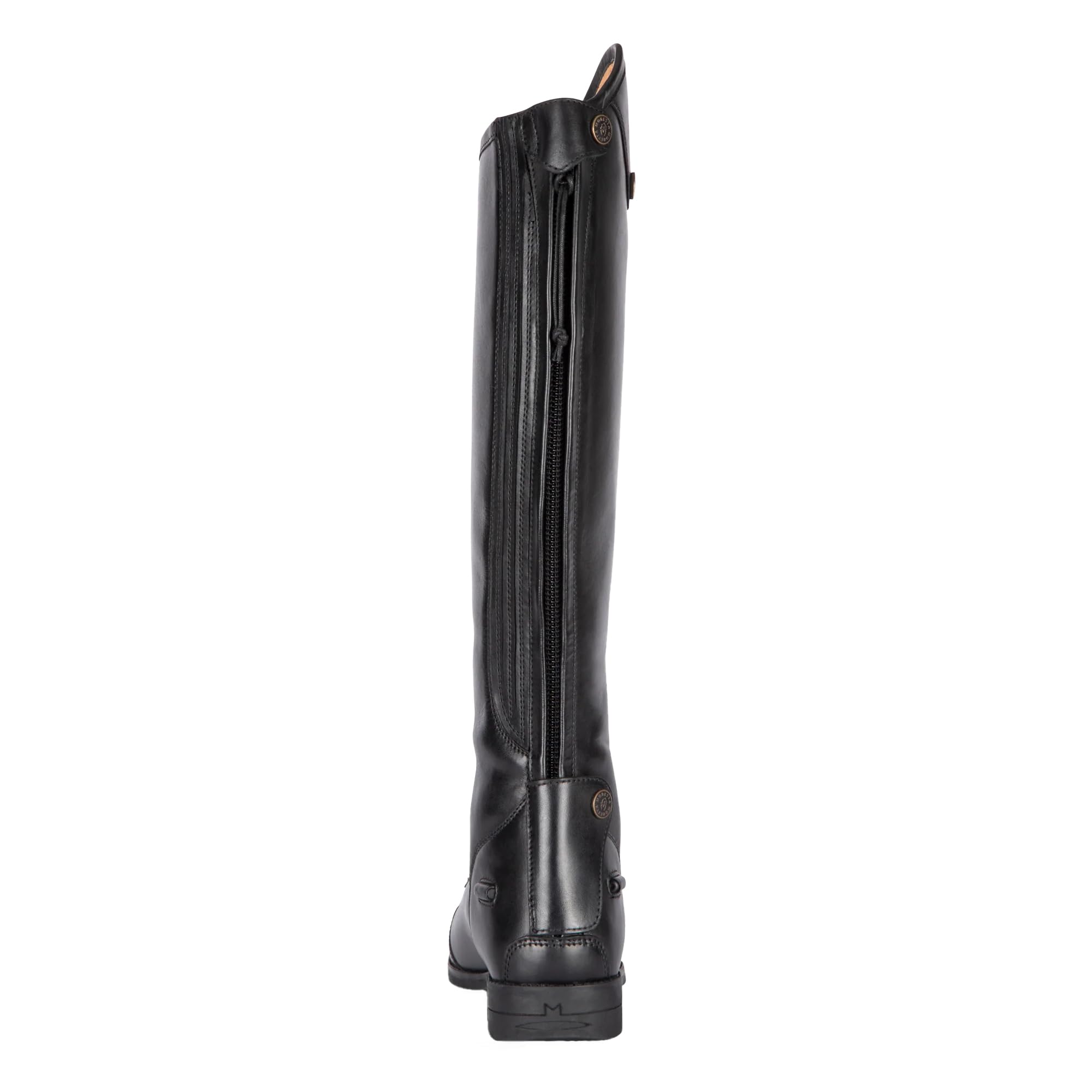 Moretta Ortona - Stivali da equitazione unisex, in pelle, lunghi