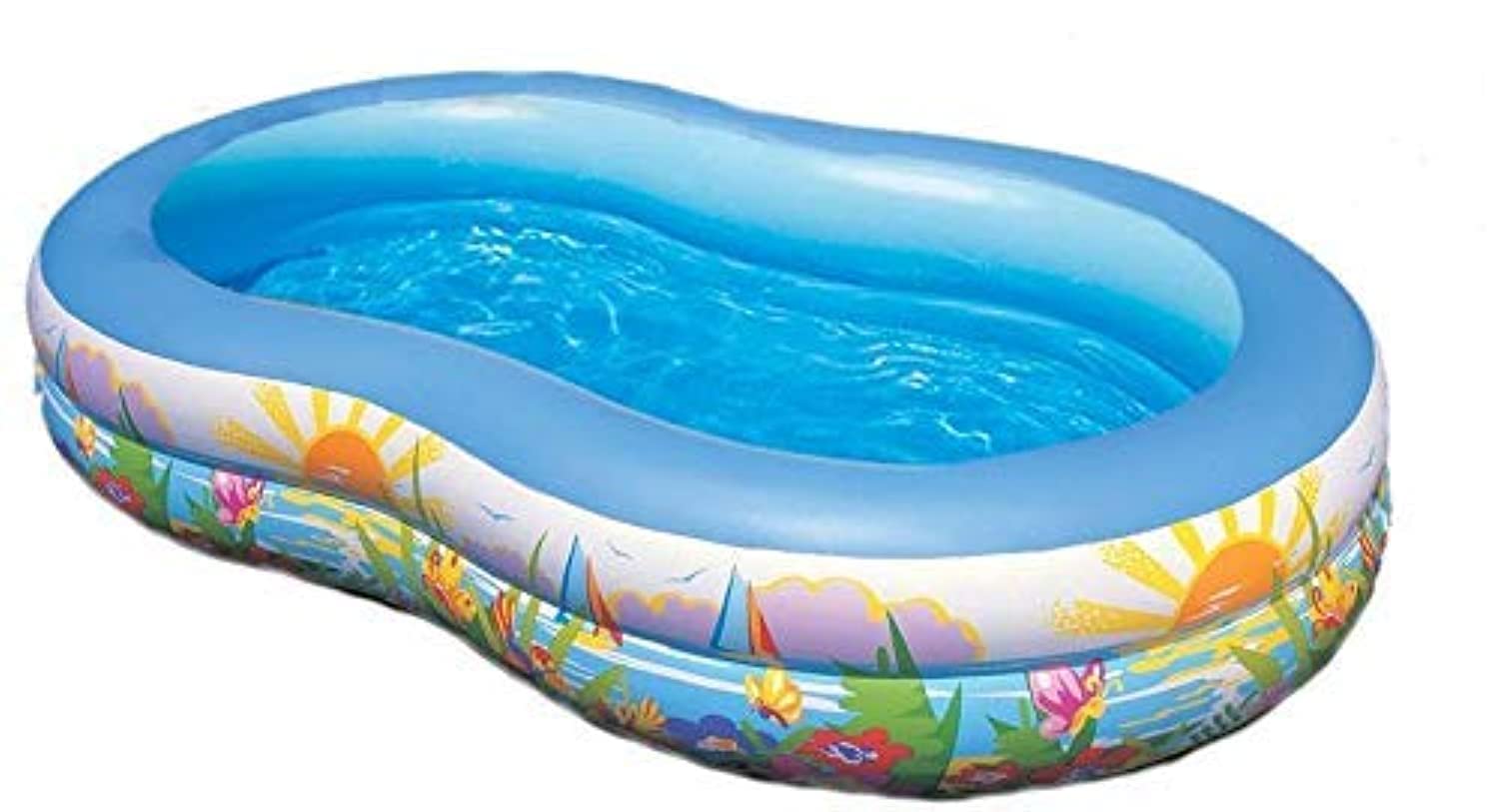 Intex Swim Center Inflatable Paradise Seaside Kids Swimming Pool 56490 Buy Online at Best Price in KSA Souq is now Amazon.sa Patio Lawn Garden