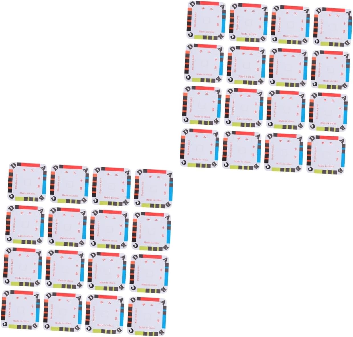Lurrose 100pcs Weaving Cards Tablet Handmade Cardboard Craft Accessories for Projects and Multi-Functional for Weaving for Craft Enthusiasts