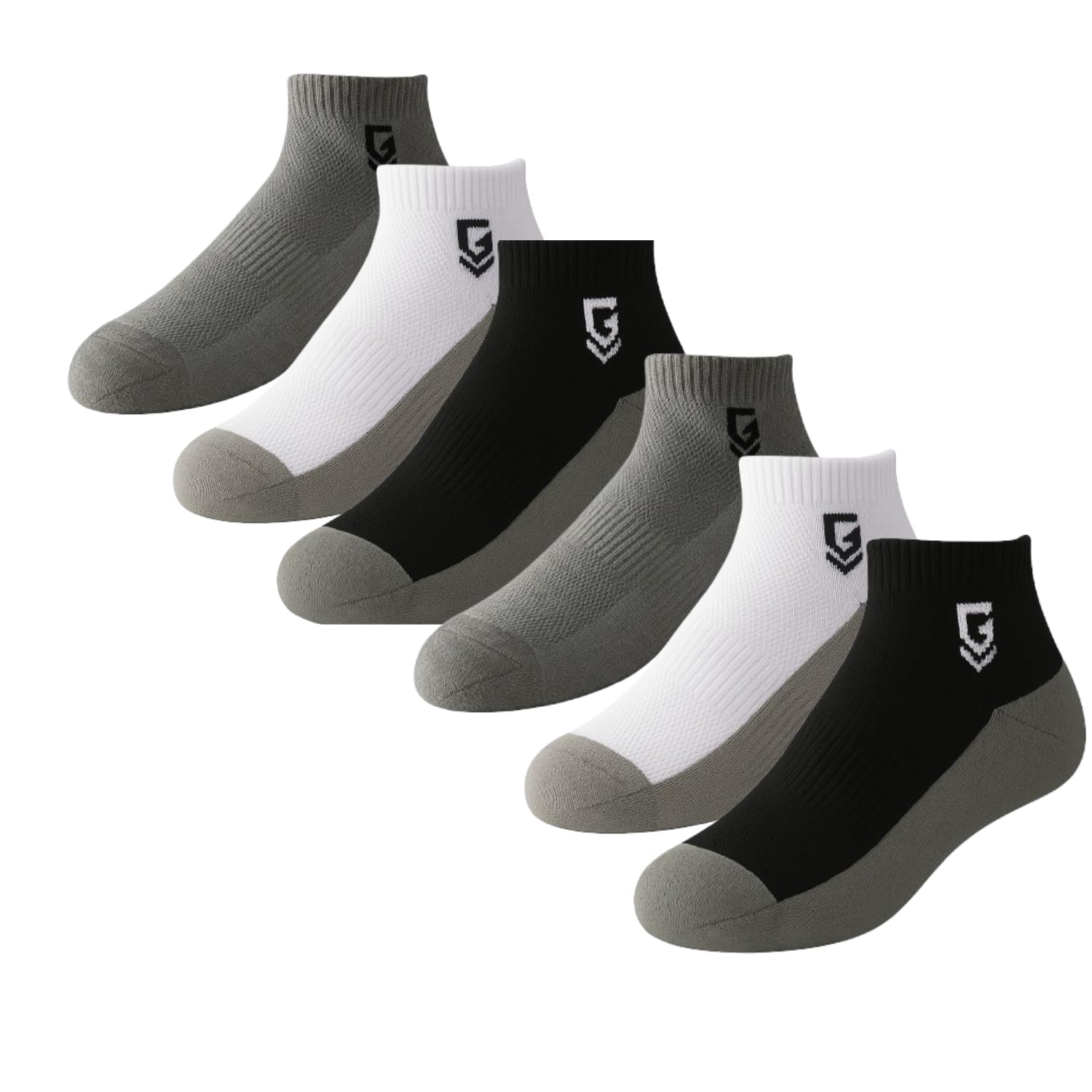 Low Cut Ankle Cushion Socks, Odour-Free & Breathable, Anti-Bacterial, Lightweight & Durable Athletic & Gym Socks, Moisture-Absorbent Dailywear All-Season-image-15