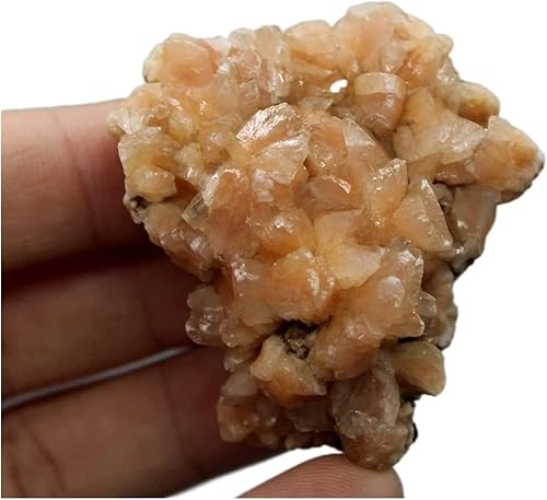 Miniatura 5 de Minerales Piedras de cristal de apofilita naranja natural Ensayo o cristal Piedras de cristal y cristales Decoración de piedras de cristal de cuarzo