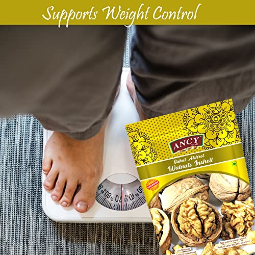 Image of Ancy Best Inshell Fresh Paper Walnuts, Dry Fruits , 4 X 250 g