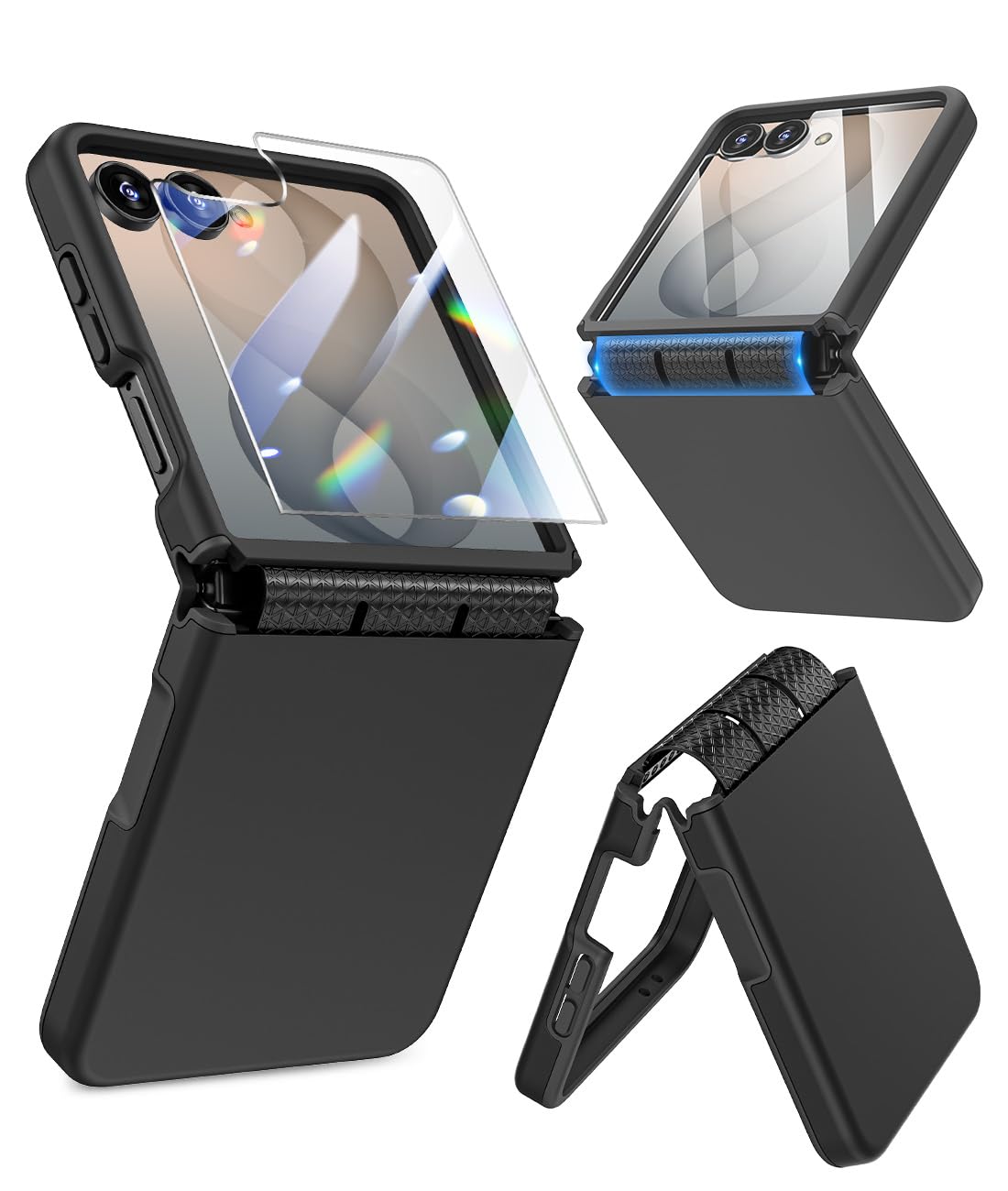 Amazon.com: Caka for Samsung Galaxy Z Flip 8 & 7 Case with Hinge