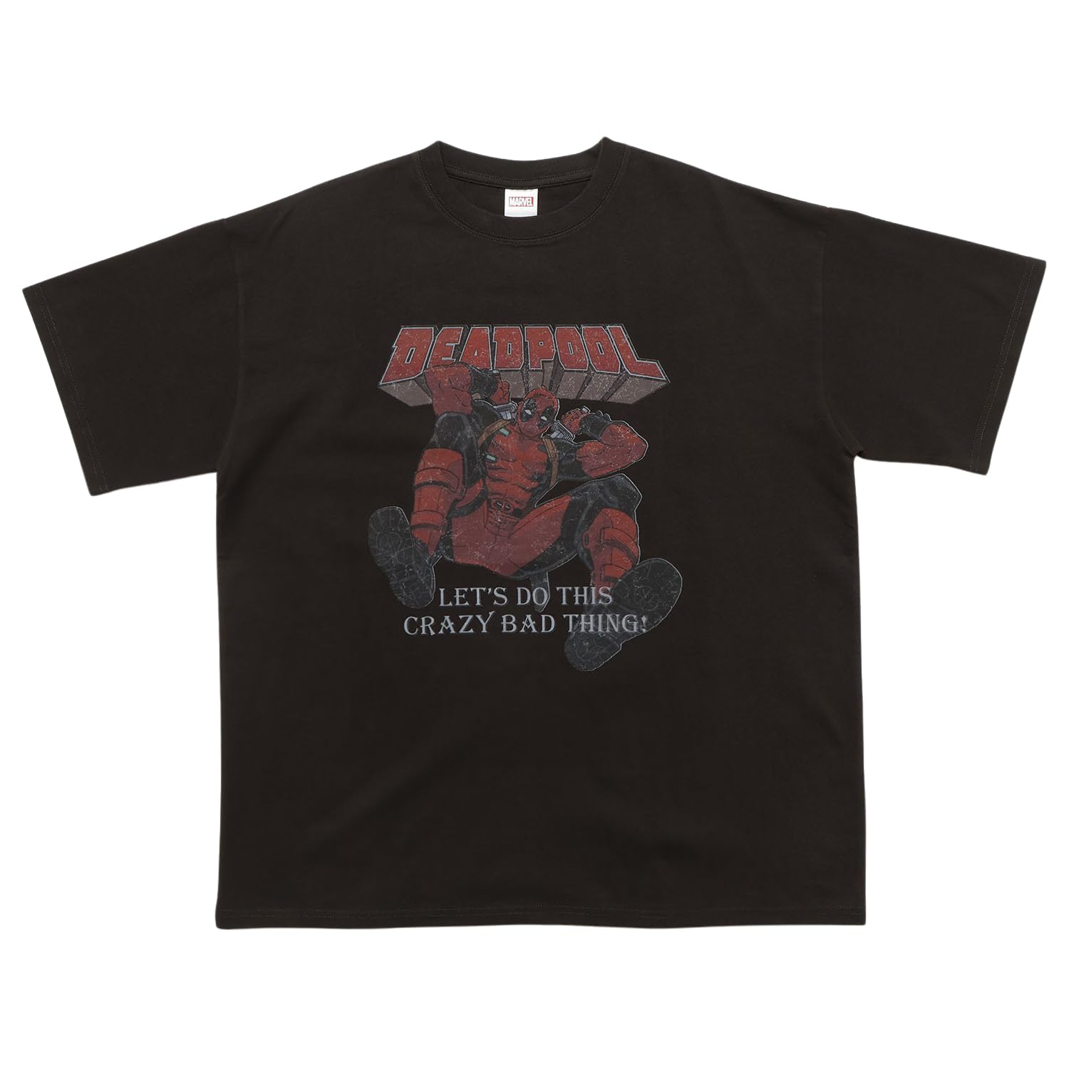 ☆MARVELCOLLECTION☆ Small Planet Deadpool Silhouette T-Shir