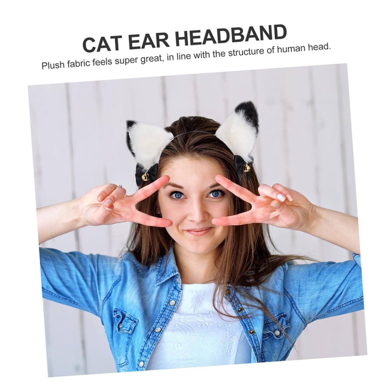 GALPADA 6pièces Bandeau Oreilles De Chat Furry Pour Cosplay Accessoire De Fête Halloween Et Événements Festifs