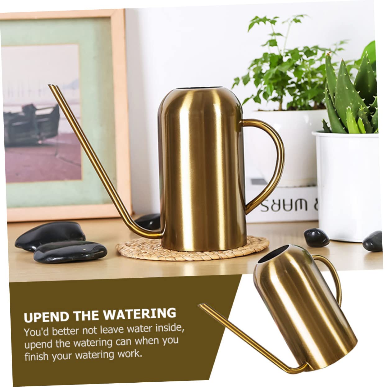 POPETPOP Arrosoir avec Bec Long Capacité Élevée pour Arroser Plantes Et Jardins
