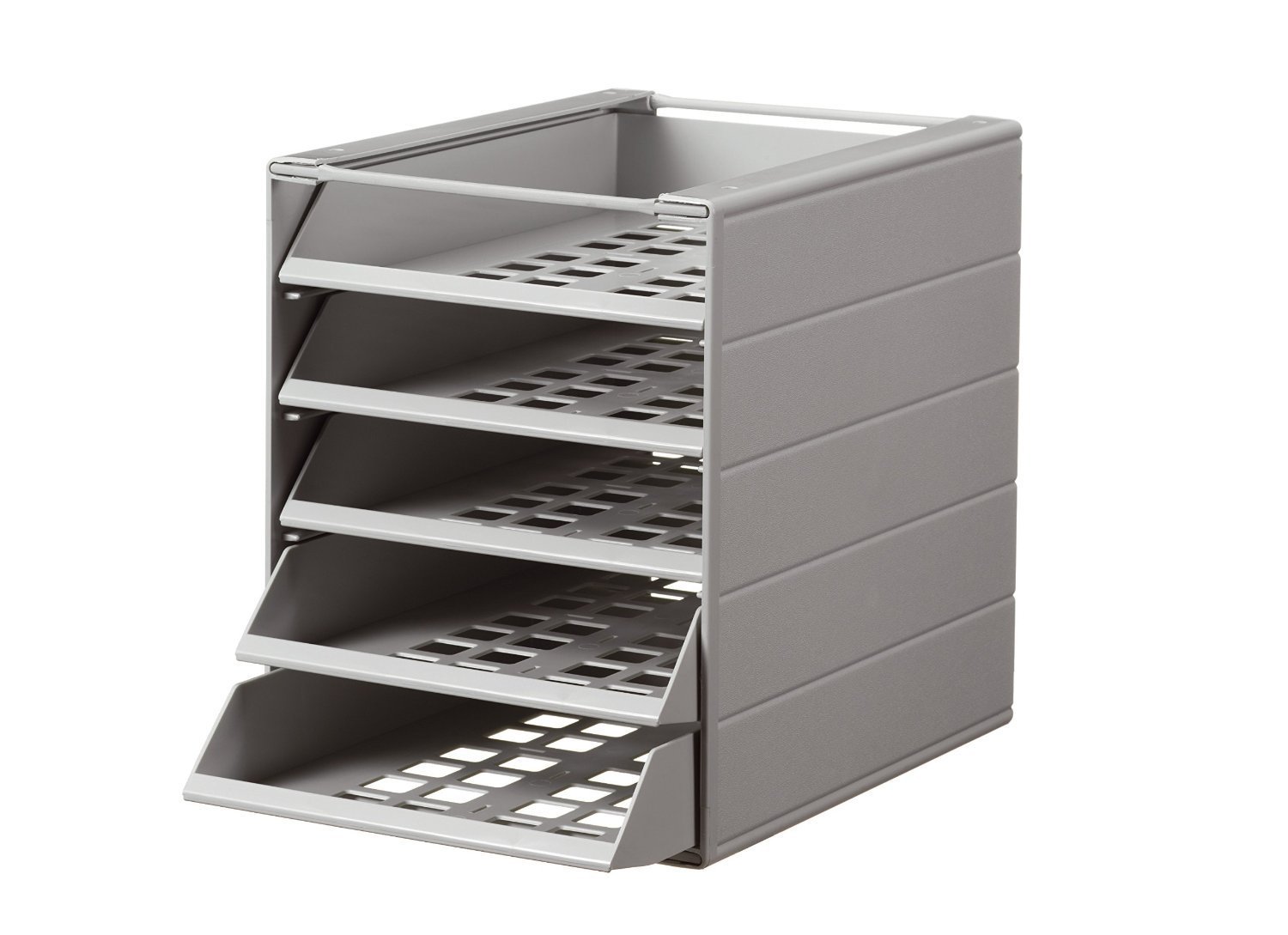 Durable Schubladenbox Idealbox Basic 5, 1 Stück, grau, 1712003050