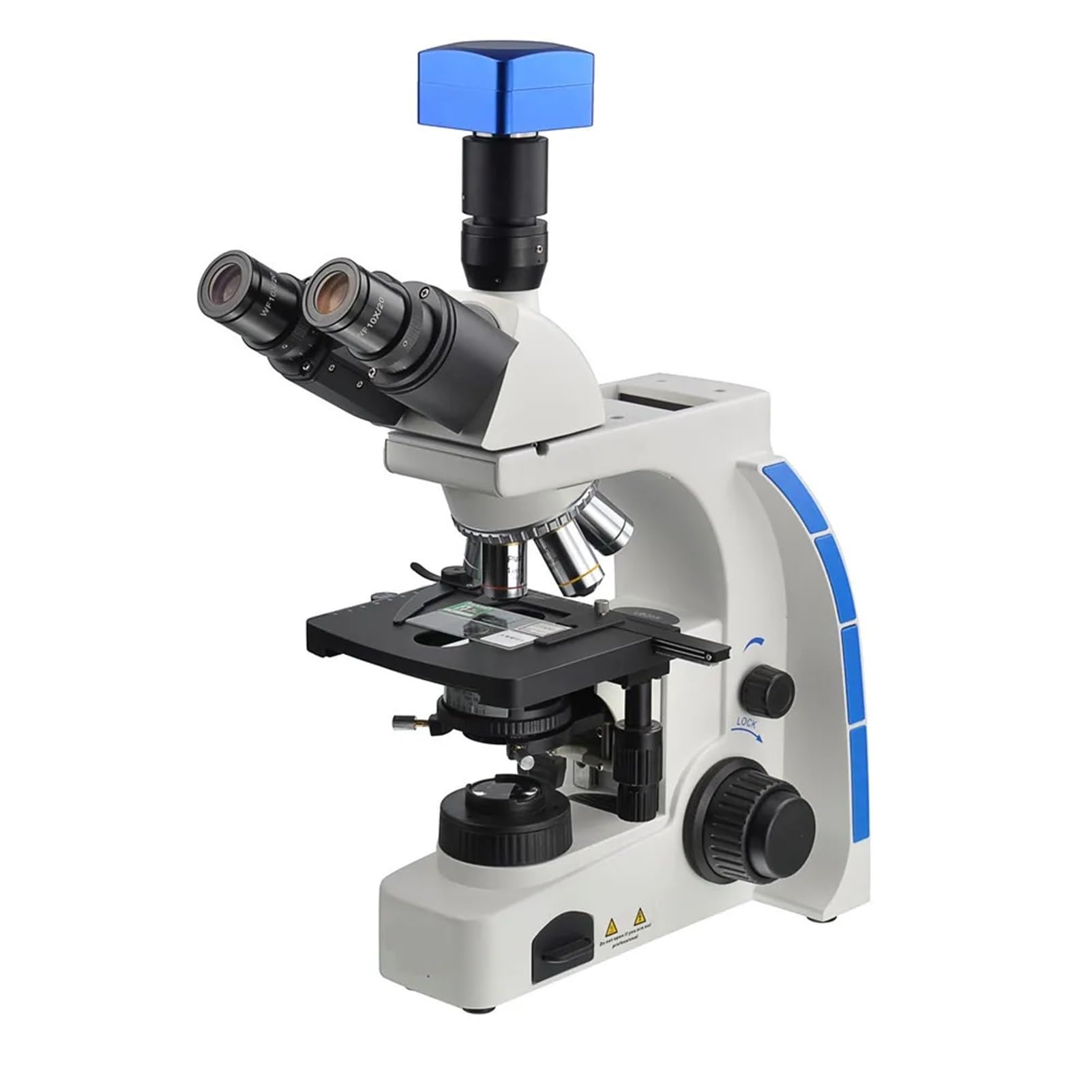 Microscopio Binoculare/Trinoculare Xub200 - Apparecchiatura Ottica Biologica di Alta Precisione per Laboratorio di Ricerca Scientifica, Binoculare