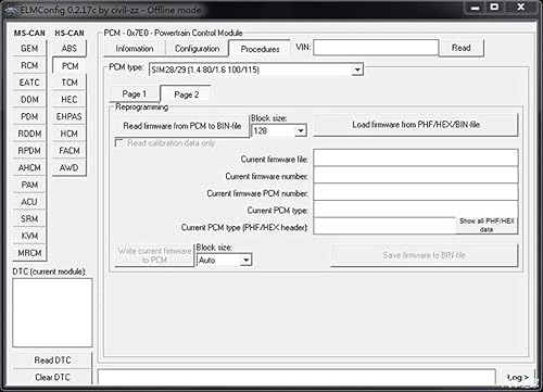 Miniatura 7 de VINT-TT55502 ELM327 USB modificado para FOSCAN ELMconfig FOCCCUS HS-CAN / MS-CAN