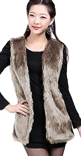 Women's Winter Waistcoat Casual Faux Fur Vest